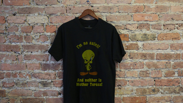 Illustration for article titled 7 Of My Most Prized T-Shirts That No Longer Make Sense If Mother Teresa Is A Saint